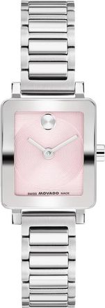 Movado Bold Evolution 2.0 Quartz Pink Dial Ladies Watch 3601325