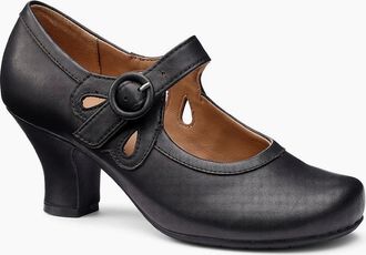 Hotter Womens Broadway Womens Court Shoes - Black - Size: 5.5