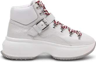 Hogan Womens Maxi I Active Tronchetto Boots In White