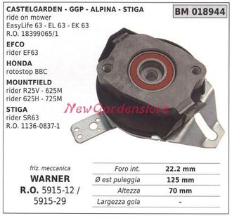 STIGA Sports Embrague Electromagn&eacute;tico Warner Cortac&eacute;sped Castelgarden Ggp Stiga 018944