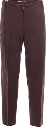 BRIGLIA 1949 Uomo, Pantaloni, Marrone, M, new