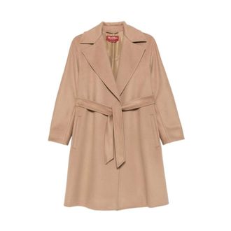 Max Mara Dames, Mantels, Bruin, Maat: 2XS Zijde