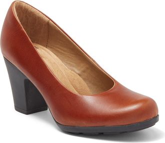 S&ouml;fft Nasia Leather Pump in Cork at Nordstrom Rack, Size 6.5