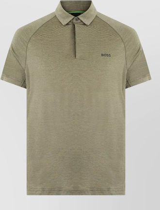 HUGO BOSS slim fit short sleeve sports polo shirt