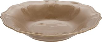 Arca Piatto fondo 22 cm ceramica Baroque tortora