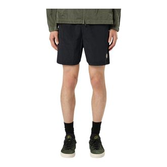 Stone Island Short Shorts, male, Blue, S, Dyed Garment for Stylish Outfit
