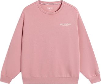 Li-Ning Way Of Wade Basketball Graphic Sweatshirt Pink AWDS813-5