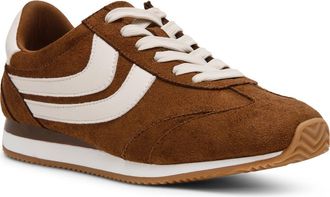 Dolce Vita Hype Faux Shearling Lined Sneaker in Chestnut at Nordstrom Rack, Size 6.5