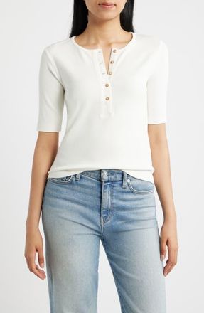 Mavi Henley Tee in Snow White at Nordstrom, Size X-Large
