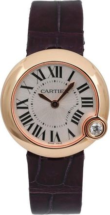Cartier Pre-owned Cartier Ballon Blanc De Cartier Silver Dial Ladies Watch WGBL0005