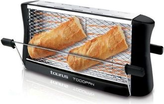 Taurus Todopan toaster - Black - Adapts to all types of bread - Power 700W