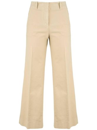 Incotex Black Cropped Wide-Leg Tailored Trousers