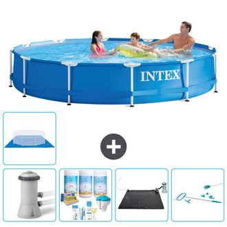 Intex Piscina Con Estructura Redonda - 366x76 Cm - 8-piezas S21024