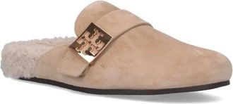 Tory Burch Tory Burch Sandalen - Mellow Suede Mules - Taupe - Gr. 10 - in Beige - für Damen