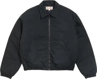 St&uuml;ssy Nyco Collared Work Jacket Black 115947-BLAC