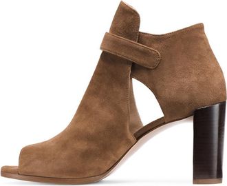 Generic Womens Open Toe Block Heel Sandals, Fashion Buckles Strappy High Heel Sandles, Sexy Comfortable Dress Shoes for Office Casual & Shopping Travel,Brown,