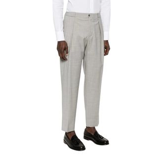 BRIGLIA 1949 Suit Trousers, male, Gray, Size: 2XL Portobello Suit Trousers