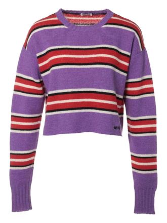 00s MIU MIU Wool Ghost Bicolor Knitwear Other