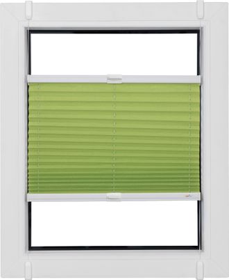 Sunlines Plissee »Budget Crush« Lichtschutz ohne Bohren verspannt Klemmfix, crushed