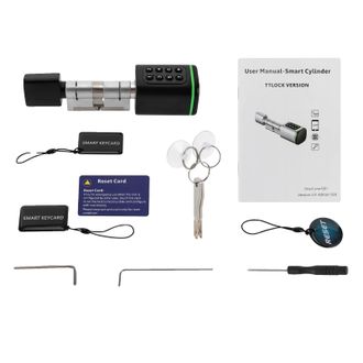 OEM Cerradura Inteligente Para Puertas, Clasificaci&oacute;n Ip53, M&uacute;ltiples M&eacute;todos De Desbloqueo, Color Negro