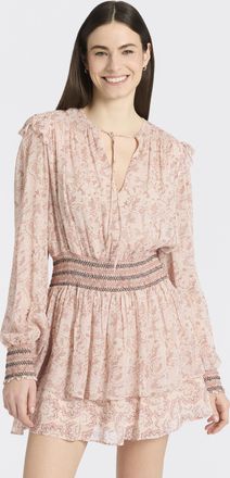 Boss Orange by Hugo Boss Druckkleid BOSS ORANGE Darmia Premium Damenmode, Damen, Gr. 38, N-Gr, open miscellaneous 974, Web, Obermaterial: 100% Viskose, gemustert, tailliert kn