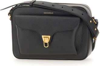Coccinelle Beat Soft Large - Dames - Schoudertassen - Zwart - ONE Size - Katoen - Tassen