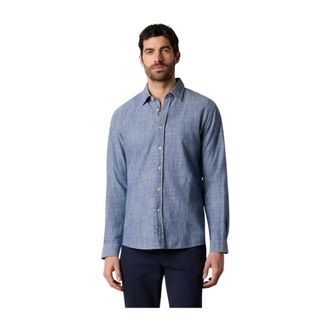 Brooks Brothers Slim Fit Katoen Klassiek Overhemd - Heren - Casual Overhemden - Blauw - 3XL - Katoen - Overhemden