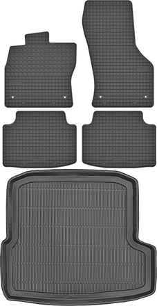 OEM Alfombrillas Maletero Max-mat 911914 + Motohobby 160303 - Skoda Octavia Iii Kombi De 2013-2020, Zona De Pies Delantera Av2 - Instaladas