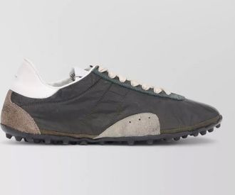 Maison Margiela calf leather paneled low-top sneakers
