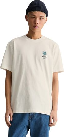 Marc O'Polo Denim T-Shirt MARC OPOLO DENIM, Herren, Gr. XXL, silky wei&szlig;, Jersey, Obermaterial: 100% Baumwolle, relaxed fit normal, Rundhals, Shirts T-Shirt, relaxed fit