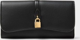 Stella McCartney Womens Ryder padlock detail faux-leather wallet
