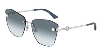 Jimmy Choo London JC4004HB 300219 Womens Sunglasses Silver Size 59