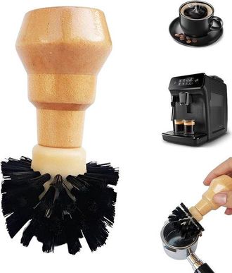 No Brand Juego De Cepillos Para Limpiar Filtros De Caf&eacute;, Herramienta Para Baristas, Cepillo Para Cestas De Portafiltro, Para Tazas De Caf&eacute; De 51 Mm/54-58 Mm