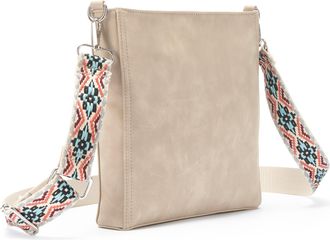 Vivance Umh&auml;ngetasche VIVANCE Handtasche, Damen, Gr. B/H/T: 25cm x 24cm x 5cm, sand, Lederimitat, unifarben, Taschen Umh&auml;ngetasche, Schultertasche, Crossbody-