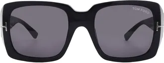 Tom Ford Ryder Smoke Square Ladies Sunglasses FT1035-N 01A 51
