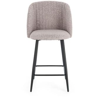 BIZZOTTO Taburete De Cocina Negro Vis&oacute;n