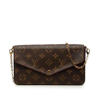 Louis Vuitton Pre-owned Pochette Felicie - Dames - Pre-owned - Bruin - Maat: ONE Size