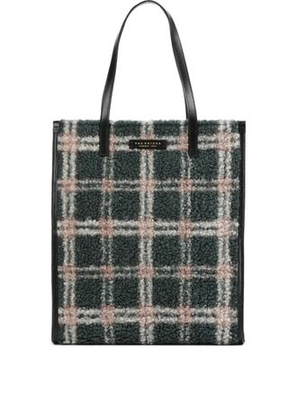The Bridge plaid tote bag - Verde