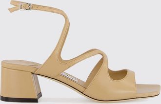 Jimmy Choo London Sandali Azilia in nappa con tacco basso e punta quadrata