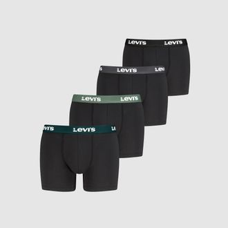 Levi's Repeat Logo Boxer Brief 4 pack - Mens - L - Black