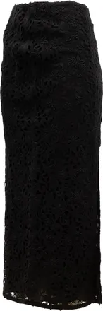 Valentino Garavani Women Midi Skirt with Floral Womens Lace