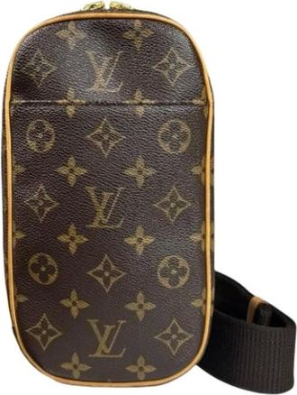 Louis Vuitton Pre-owned Belt Bags, male, Brown, Size: ONE SIZE Pre-owned Vintage Monogram Shoulder Bag