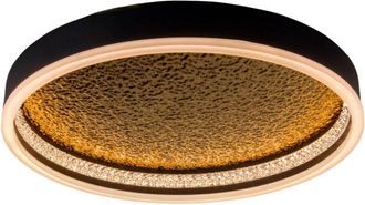 Näve Naeve ARANY Lámpara de techo LED semiempotrada integrada y regulable, color negro, 2957 K