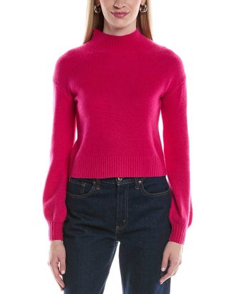 Alberta Ferretti Balloon Sleeve Cashmere Sweater