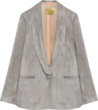 Momoni Pembroke Blazer - Jackets - Mujer - Gris - M