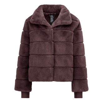 Bomboogie Mantella in ecopelliccia - - Jackets - Donna - Rosso - XS