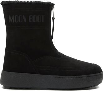 Moon Boot Stivali LTrack Lara in shearling con zip - Nero