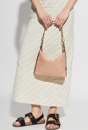 Furla Tonie Mini Shoulder Bag, Hobo Style, Womens, Pink