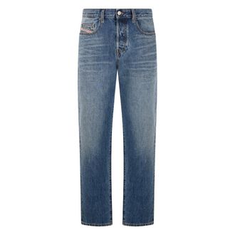 Diesel Straight Jeans, male, Blue, Size: W31 D-Viker Jeans