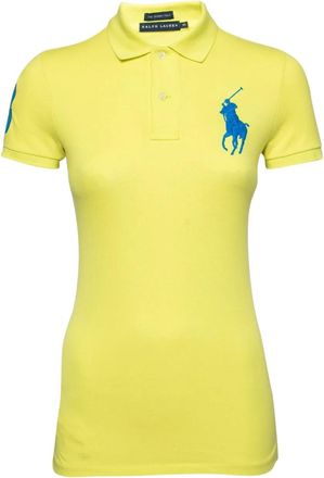 Ralph Lauren T-shirt Polo Player con logo - Giallo